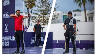 Sherif Mohamed v Youssof Tolba – recurve men semifinal 2  Nabeul 2023 African Championships [upl. by Tania]