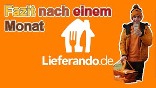 1 Monat Arbeit als Fahrer bei Lieferando Zwischenfazit [upl. by Emirac]