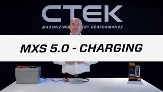 Tutorials  CTEK MXS 50  Charging [upl. by Merta]