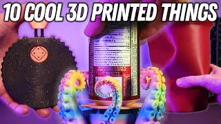 10 Cool 3D Printed Things  3D Printing TimeLapses on the ELEGOO Neptune 4 Plus 3D Printer [upl. by Eiramac]