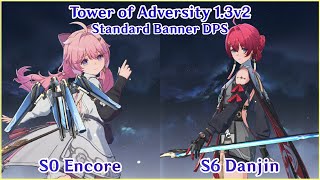 STANDARD BANNER DPS S6 Danjin S0 Encore Full Star Clear Tower of Adversity 13  Wuthering Waves [upl. by Aehcsrop817]