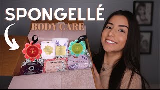 BODY CARE HAUL  SPONGELLE REVIEW AND HAUL [upl. by Ellenoj]