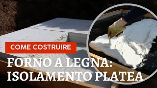 Come costruire un forno a legna 5 isolamento inferiore how to build wood fired pizza oven ASMR [upl. by Marcy442]