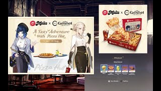 Genshin Impact x Pizza Hut Collaborate Event  Venus  Merch and Ingame Rewards [upl. by Chesna399]