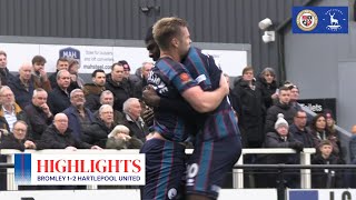 A HUGE result on the road 🤩  Bromley 12 Hartlepool United [upl. by Ginny]