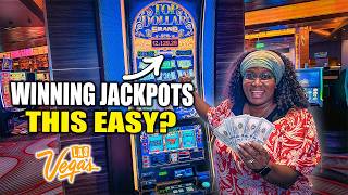 We Tried to Win at Slots in Las Vegas using a YouTube Strategy [upl. by Airbmac]