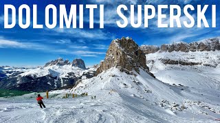 Dolomiti Superski — Skiing Across The Italian Dolomites From Val Gardena To Cortina [upl. by Seira]