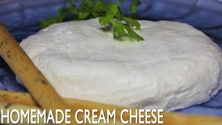 Homemade Cream Cheese  Creamy Yogurt Cheese Spread Recipe [upl. by Damalis426]