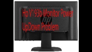 how to hp v193b monitor power blinking problem no power monitor [upl. by Abibah]