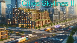 Transforming Downtown Building a Modern Apartment Complex  Cities Skylines II [upl. by Kcirdehs]