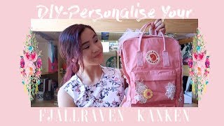 DIY Personalise your Kanken Backpack  2018 [upl. by Ilam]