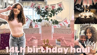 14th birthday gift haul  vlog 🤍  weekend in my life birthday haul family time grateful [upl. by Havelock49]