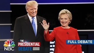 The First Presidential Debate Hillary Clinton And Donald Trump Full Debate  NBC News [upl. by Nifled]