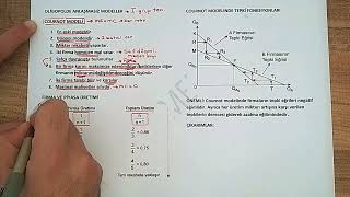 81 COURNOT ve BERTRAND OLİGOPOL MODELİ Grafiksel Analiz [upl. by Nuahsak]