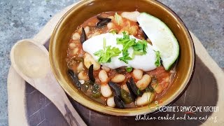 VEGAN sour cream 20 AND SMOKEY MAPLE BEANS RECIPE  Connies RAWsome kitchen [upl. by Valma252]