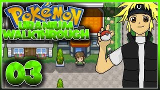 Pokemon Uranium Walkthrough  Episode 3 HM Rock Smash Gym Leader Old Rod Route 03 [upl. by Hameerak]