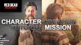 RDR2 ONLINE  CHARACTER CREATION amp FIRST MISSION PS4 [upl. by Daria477]