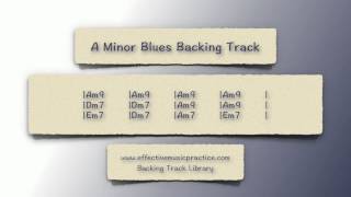 A Minor Blues Backing Track [upl. by Orvie]