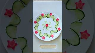 super how to make salad easy salad vegetablecarving carving cuttingskills shortstrending art [upl. by Laurianne]