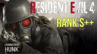 Pegando Rank S com Hunk Re4 Remake The Mercenaries [upl. by Erbua]