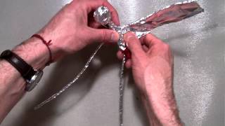 Wrapping aluminum foil around the head and torso part 56MOV [upl. by Anotyad941]