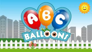 Juego para que los niños aprendan el abecedario en Ingles y Español  ABC Balloons [upl. by Abbie]