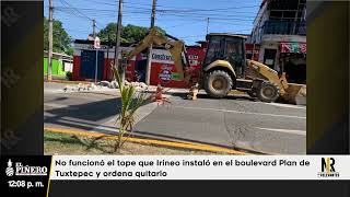 No funcionó el tope que Irineo instaló en el boulevard Plan de Tuxtepec y ordena quitarlo [upl. by Anilrats]