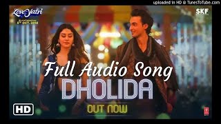 Dholida Full Audio Song  LOVEYATRI [upl. by Gutow]