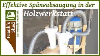 Absauganlage für Werkstatt selber bauen  DIY Absaugung für Werkstatt  Späneabsaugung Holzwerkstatt [upl. by Pape288]