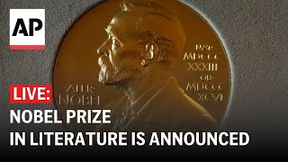 LIVE Winner of 2024 Nobel Prize in literature is announced [upl. by Keldah872]