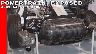 Audi A4A5 gtron Powertrain Exposed [upl. by Nogaem]