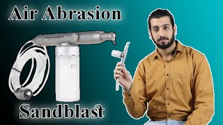 Air Abrasion Sandblast  فوائد و استخدامات الجهاز [upl. by Akemahc]