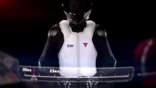 Dainese Motorbike airbag DAIR® STREET slow motion bags inflation [upl. by Changaris604]