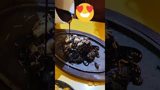 Sizzling brownie with ice cream ytshorts sunday viralvideo food dessert shorts [upl. by Aerdnua]