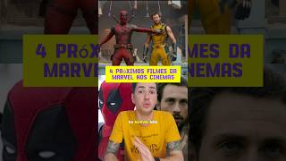 4 próximos filmes da Marvel nos cinemas 🦸 [upl. by Echikson]