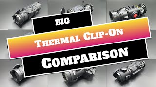 Quick comparison of thermal clipons for your daylight scope [upl. by Nelyahs834]