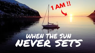 24 hours where the sun never sets  Sailing Alluring Arctic ep18 [upl. by Cherida839]