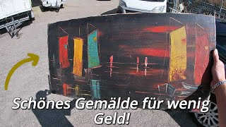 Unterwegs auf dem Trödelmarkt Schönes Gemälde [upl. by Ezmeralda681]