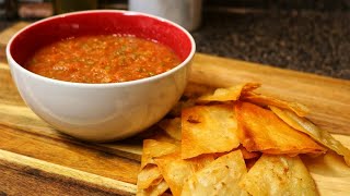 Chipotle Salsa Rojo  Weber Kettle Grill  Mexican Food [upl. by Persson]