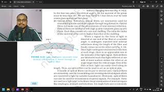 Explain the working principle of an optical fibre with the help of a diagram Mention one use of a [upl. by Groveman]