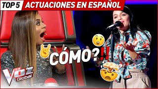 NADIE esperaba que cantaran en ESPAÑOL en The Voice [upl. by Audry]