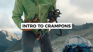 How To Put On Crampons [upl. by Esiouqrut]