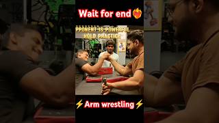 Hook vs Top roll🇮🇳armwrestling armworkout devonlarratt practice viral trending speed power [upl. by Anail]