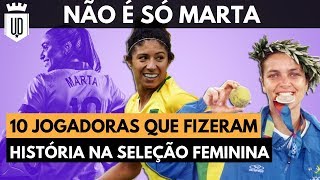 10 grandes craques do futebol feminino Outubro Rosa  UD LISTAS [upl. by Jannel]