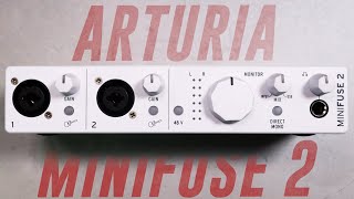 Arturia MiniFuse 2 Interface Review  Explained vs 2i2 ID14 [upl. by Aneert]