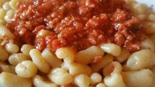 Cavatelli freschi fatti a mano con sugo di salsiccia sbriciolata Lericettediesmeralda [upl. by Tonjes7]