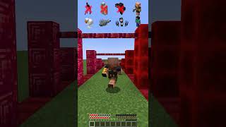 Height Limit vs Mobs Challenge shorts minecraft meme [upl. by Nirtiak]