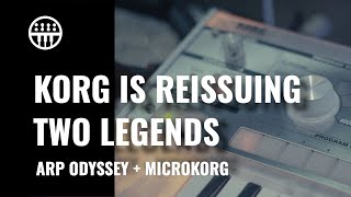 Korg´s Reissue of the Microkorg amp Arp Odyssey  Superbooth 23  Thomann [upl. by Artiek]