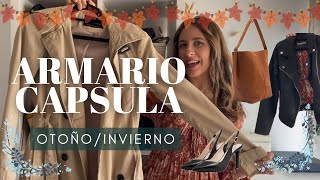 ARMARIO CAPSULA OTOÑO INVIERNO I CONSTRUYE TU FONDO DE ARMARIO 🍂❄️ [upl. by Volkan201]