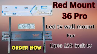 Red Mount Xolo Led Tv Wall Mount 36 pro  suitable for 120 inch led tv screen wallmount ledtv [upl. by Eirrot422]